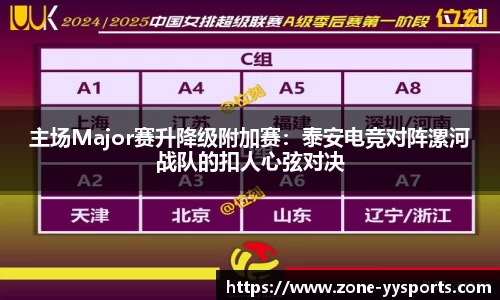 主场Major赛升降级附加赛：泰安电竞对阵漯河战队的扣人心弦对决